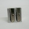 SACAPUNTAS METALICO BARRILITO DIAGONAL 2 ENTRADAS